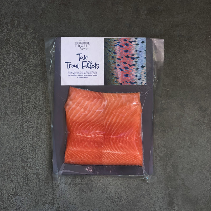 Two Fresh Trout Fillets